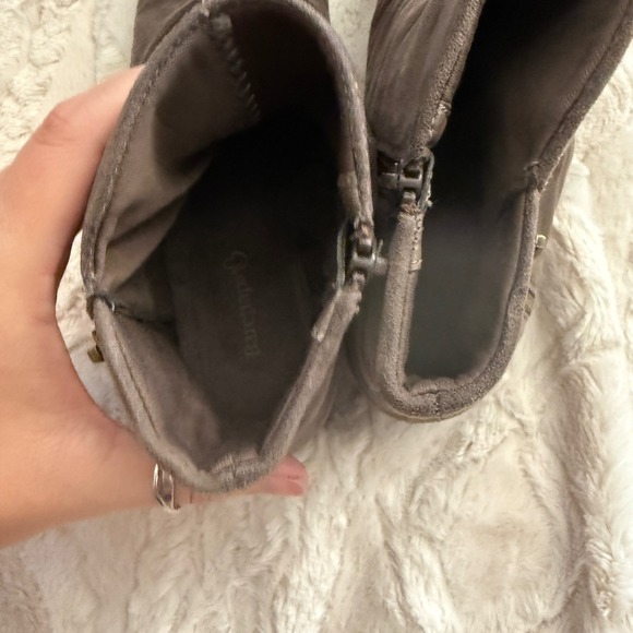 Bare Traps Yuno Brown Ankle Boots Women's 8M Slouch‎ Ruched Zipper Casual Fall - Picture 8 of 9